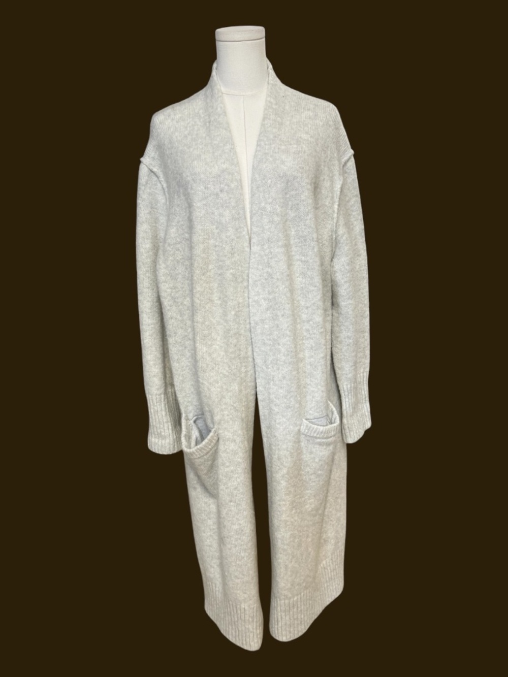 EUC Calvin Klein Jeans Long Open Front Cardigan | Size XL